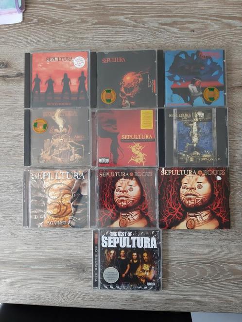 Lot van 13 sepultura cds, Cd's en Dvd's, Cd's | Hardrock en Metal, Zo goed als nieuw, Ophalen of Verzenden