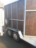 Paardentrailer, Dieren en Toebehoren, Paarden en Pony's | Trailers en Aanhangwagens, Ophalen, Zo goed als nieuw, Hout, 2-paards trailer