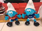 2  W.K 2014 smurfen in stof  Spanje en Italie, Ophalen of Verzenden, Zo goed als nieuw