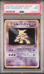 dark alakazam holo japanese rocket mint psa 9 pokemon, Enlèvement ou Envoi, Comme neuf