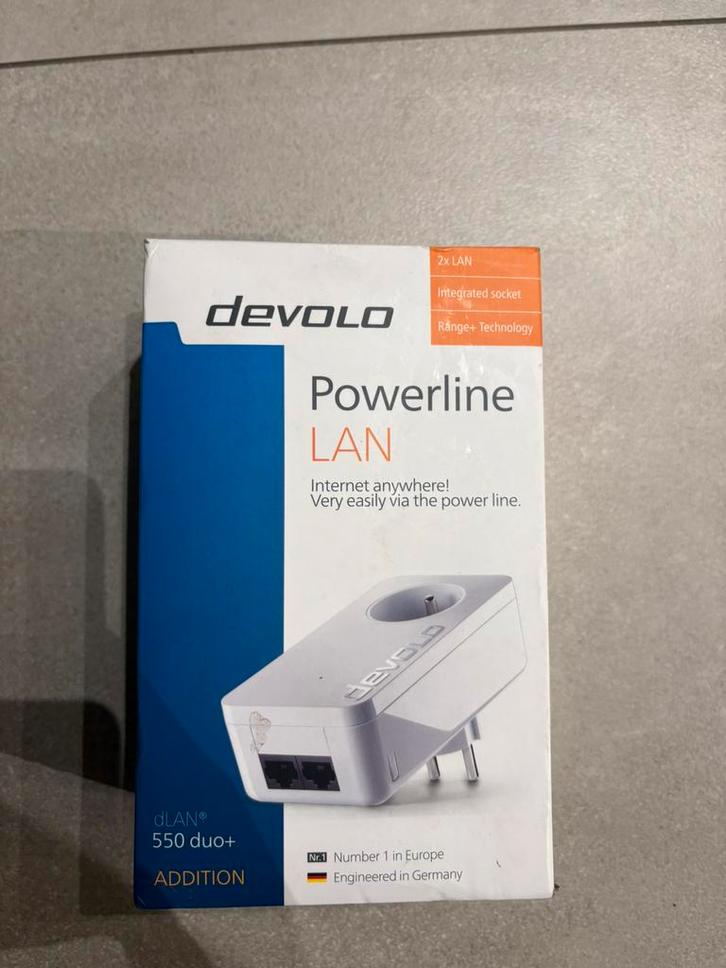 Devolo dLAN 550 duo+, Informatique & Logiciels, Commutateurs réseau, Neuf, Enlèvement ou Envoi