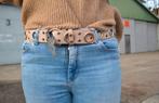 Beige ceinture met gaten, Bijoux, Sacs & Beauté, Accessoires Autre, Enlèvement, Comme neuf