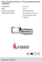 Vasco Design thermostaatknop+ ventielset, Ophalen, Nieuw, Radiator