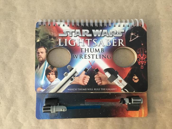 Star Wars Lightsaber Thumb Wrestling, Verzamelen, Star Wars, Zo goed als nieuw, Spel, Ophalen of Verzenden