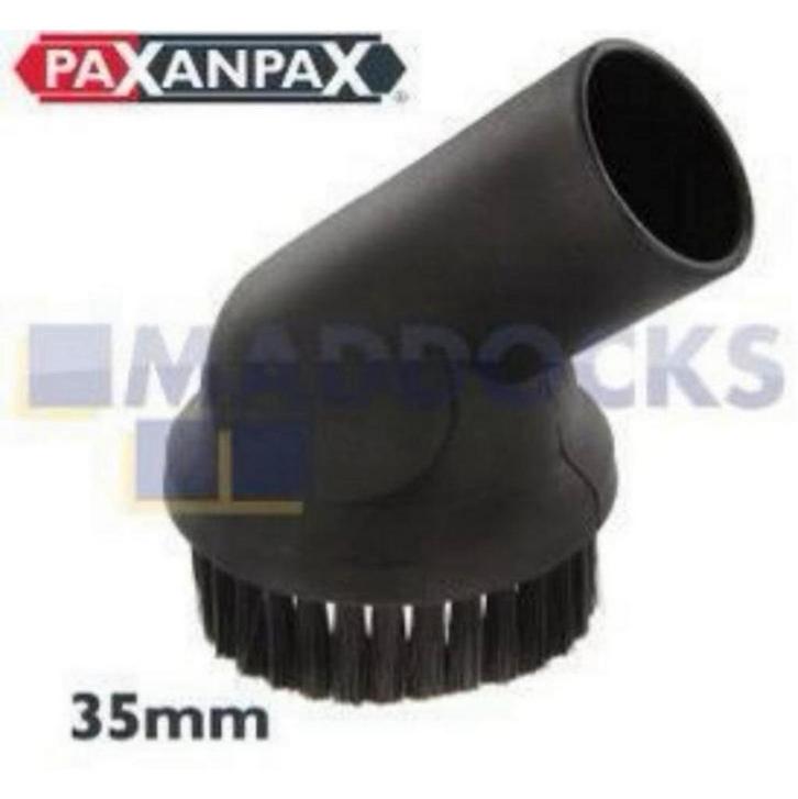 Zwart stofzuiger borstel 35mm universeel hoek mond deel 5x, Huis en Inrichting, Schoonmaakartikelen, Overige typen, Ophalen of Verzenden