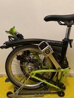 Brompton limoengroen/zwart - 6-versnellingen - HD-versie - v, Fietsen en Brommers, Ophalen, Brompton, 14 tot 16 inch, Versnellingen