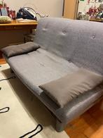 Un lit clic clac 2 personnes couleur gris, Maison & Meubles, Gris, 140 cm, Enlèvement, Utilisé