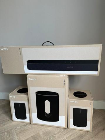 Sonos Home Cinema Beam Gen 2 + Era 100 en Sub mini *Nieuw* beschikbaar voor biedingen