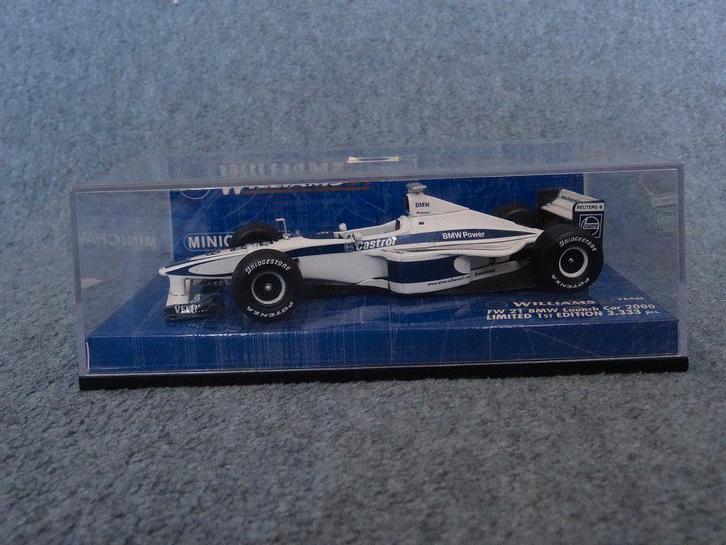 F1 BMW Williams FW21 launch car 2000 Minichamps 1:43 OVP, Hobby & Loisirs créatifs, Voitures miniatures | 1:43, Utilisé, Voiture