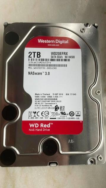 Wd red 2tb  beschikbaar voor biedingen