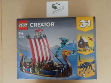 LEGO Creator 3in1 31132 Vinking en de Midgaardslang beschikbaar voor biedingen