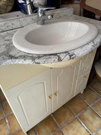 Lavabo + grote spiegel, Ophalen, Zo goed als nieuw