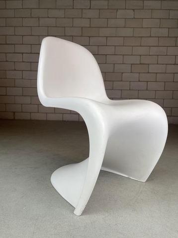 4x Verner panton chair, Huis en Inrichting, Stoelen, Ophalen, Zo goed als nieuw, Wit, Vier