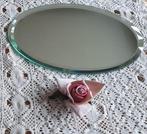 Ovaal geslepen spiegeltje, Huis en Inrichting, Woonaccessoires | Spiegels, Minder dan 50 cm, Ophalen of Verzenden, Zo goed als nieuw