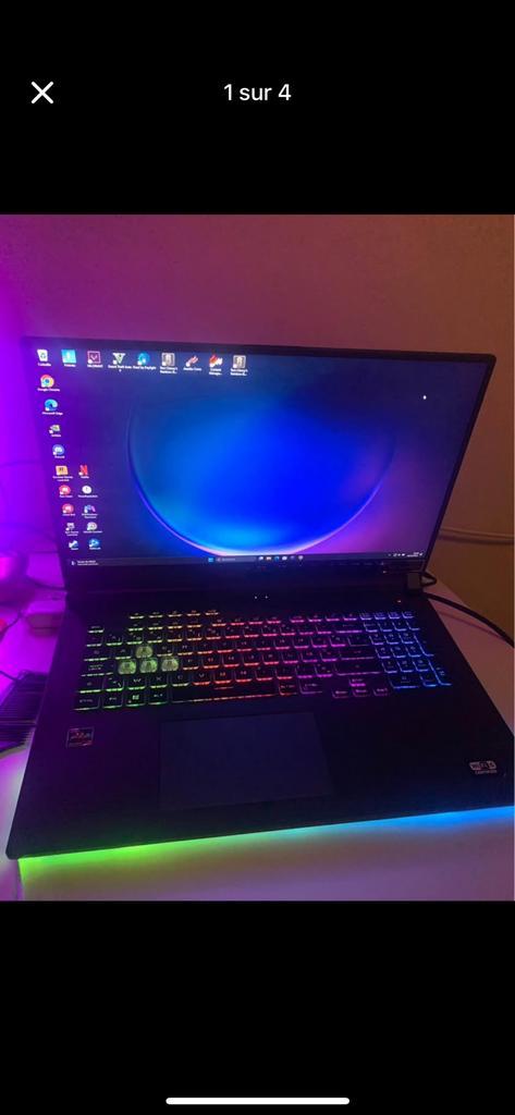 Asus Rog Strix G17 RTX 3060, Computers en Software, Windows Laptops, Zo goed als nieuw, SSD, Azerty, Ophalen of Verzenden