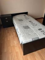 1-persoons slaapkamer – compleet – zwart, Ophalen, Zo goed als nieuw, Eenpersoons