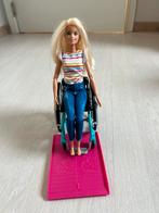 Barbie pop met rolstoel en oprijplank, Ophalen, Zo goed als nieuw