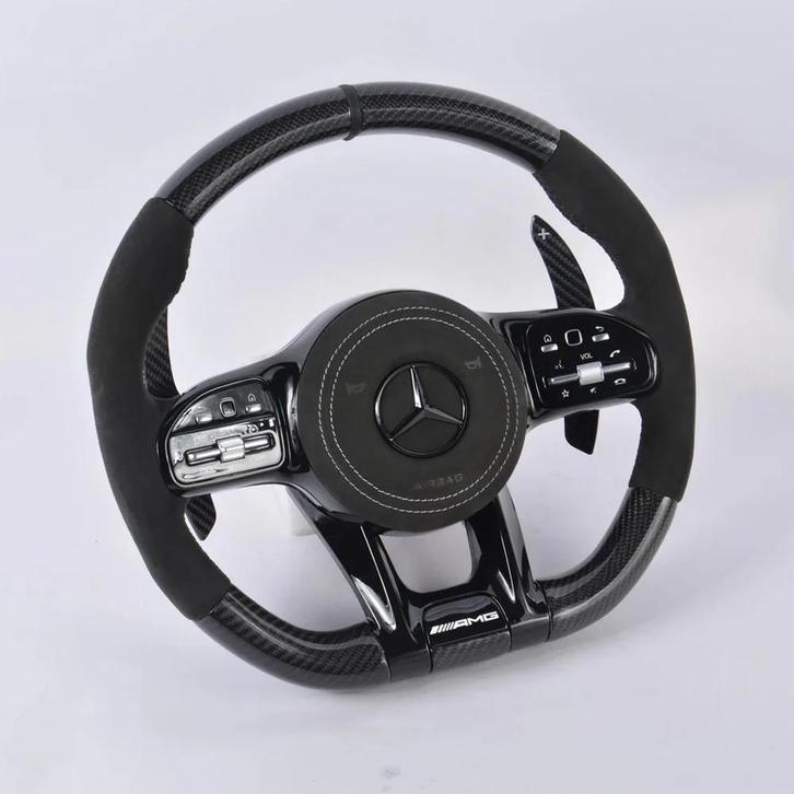 Mercedes AMG stuur alcantara carbon compleet, Auto-onderdelen, Besturing, Mercedes-Benz, Nieuw, Ophalen of Verzenden