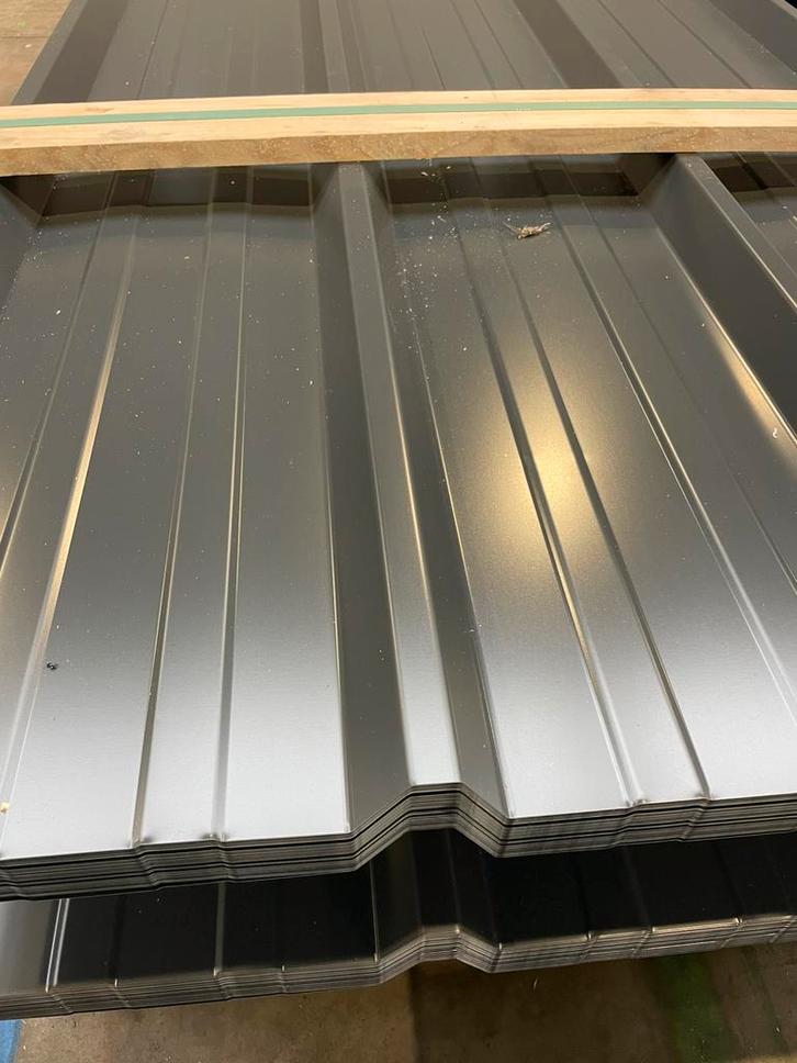 TOLE EN BAC ACIER GRIS ANTHRACITE NEUVE, Bricolage & Construction, Tuiles & Revêtements de toit, Neuf, Plaque de toiture ou Plaque de tuile