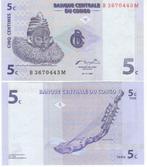 CONGO 5 Centimes 1997 UNC p81, Postzegels en Munten, Bankbiljetten | Afrika, Ophalen of Verzenden, Overige landen, Los biljet