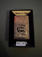 Zippo AN American Classic Zilver - Zeer nette staat, Ophalen of Verzenden, Zo goed als nieuw, Aansteker