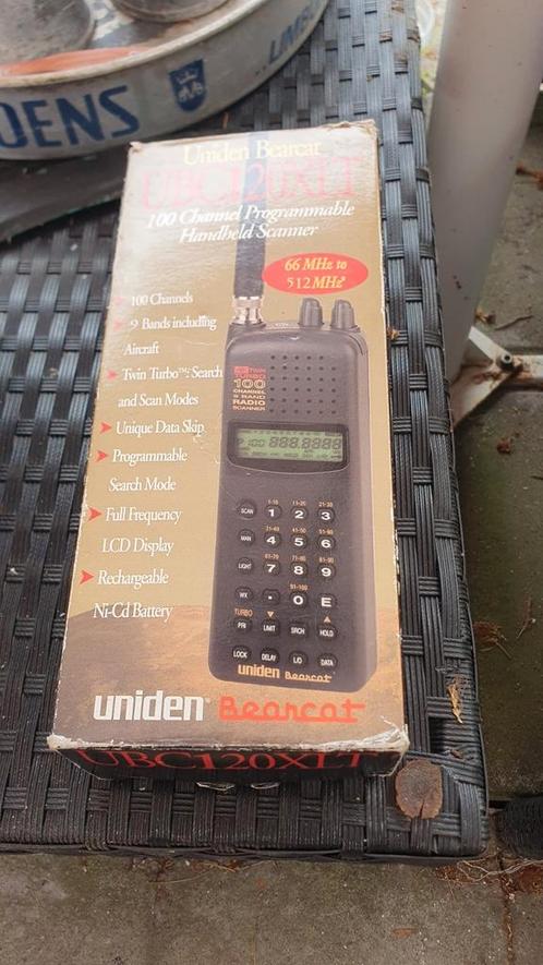 Uniden Bearcat 120xlt scanner, Telecommunicatie, Scanners, Zo goed als nieuw, Ophalen