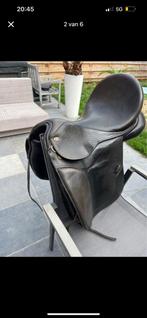 Knight rider dressuur zadel 17,5 inch, Dieren en Toebehoren, Ophalen, Zo goed als nieuw, Dressuur