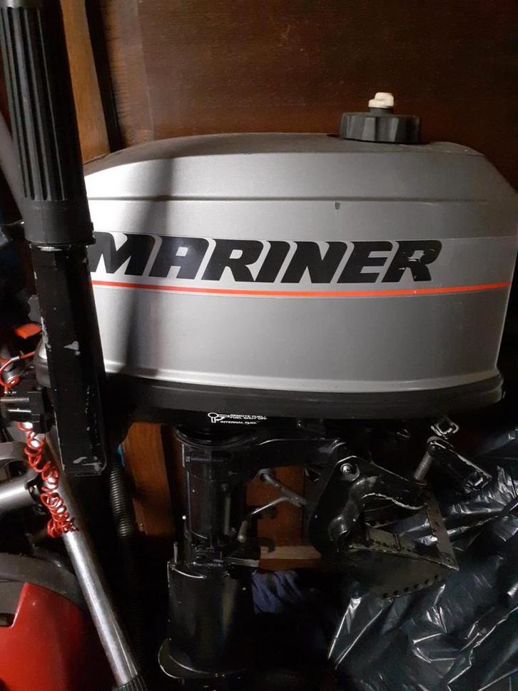 Zodiac rubberboot met 5pk 2takt motor mercury/mariner., Watersport en Boten, Buiten- en Binnenboordmotoren, Gebruikt, Overige brandstoffen