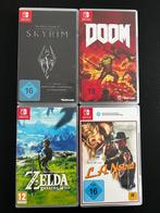 4 Nintendo Switch-spellen, Games en Spelcomputers, Vanaf 3 jaar, 2 spelers, Overige genres, Zo goed als nieuw