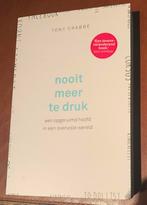 Nooit meer te druk - TONY CRABBE, Boeken, Ophalen of Verzenden, Nieuw, Tony Crabbe