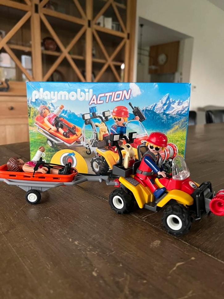 Playmobil reddingsquad met draagberrie, Kinderen en Baby's, Speelgoed | Playmobil, Zo goed als nieuw, Complete set, Ophalen of Verzenden