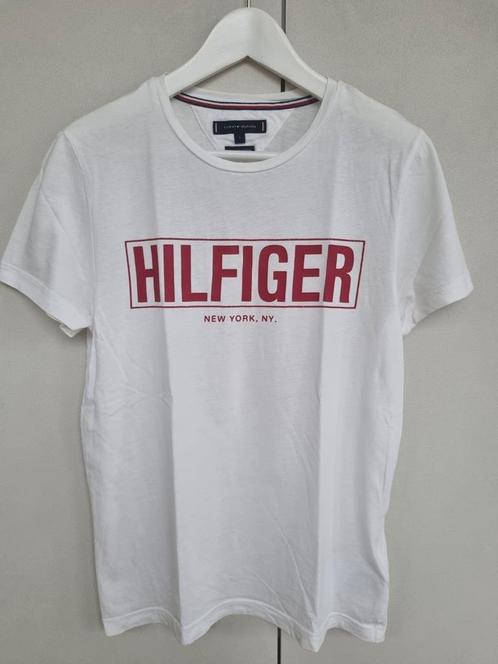 Witte t-shirt Tommy Hilfiger maat S, Kleding | Heren, T-shirts, Zo goed als nieuw, Maat 46 (S) of kleiner, Wit, Ophalen of Verzenden