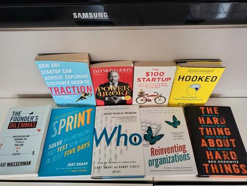 Boeken over ondernemerschap, startups, zaken en innovatie, Boeken, Advies, Hulp en Training, Zo goed als nieuw, Ophalen