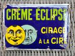 plaque émaillée CREME ECLIPSE  Cirage à la cire 1926, Verzenden