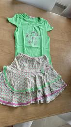 set rok met t-shirt Gymp maat 128, Kinderen en Baby's, Kinderkleding | Maat 128, Meisje, Ophalen of Verzenden, Zo goed als nieuw