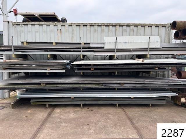 2287. Diverse golfplaten / damwandplaten / golfplaat / plaat, Tuin en Terras, Overkappingen, Gebruikt, Ophalen