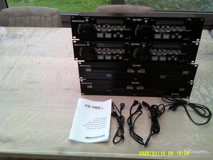 dubbele CD speler JB systems Type 560, Audio, Tv en Foto, Cd-spelers, Gebruikt, Overige merken, Wisselaar, Ophalen