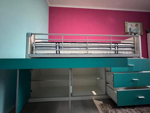 2 Lits mezzanine., Huis en Inrichting, Slaapkamer | Stapelbedden en Hoogslapers, Zo goed als nieuw, Ophalen