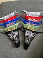 10 kanten strings, Kleding | Dames, Verzenden, Overige kleuren, String