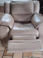 Elektrische relax, Huis en Inrichting, Fauteuils, Ophalen, Gebruikt, Leer