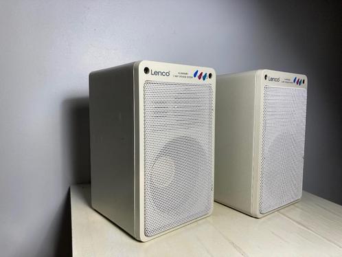 Vintage bookshelf speakers Lenco Hifi 880, Audio, Tv en Foto, Luidsprekerboxen, Gebruikt, Front, Rear of Stereo speakers, Minder dan 60 watt