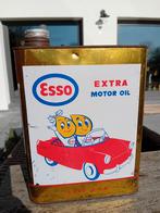 Vintage olieblik ESSO Extra Motor Oil, Ophalen of Verzenden, Zo goed als nieuw