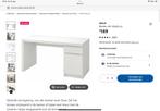 witte bureau van ikea, zo goed als nieuw, Huis en Inrichting, Bureaus, Ophalen, Zo goed als nieuw