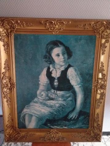 Reproductie gesigneerd door de Spaanse schilder Luis Garcia beschikbaar voor biedingen