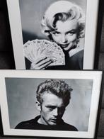 Marilyn Monroe & James Dean/LImited Édition/Photos/2, Collections, Musique, Artistes & Célébrités, Enlèvement, Utilisé, Photo ou Carte