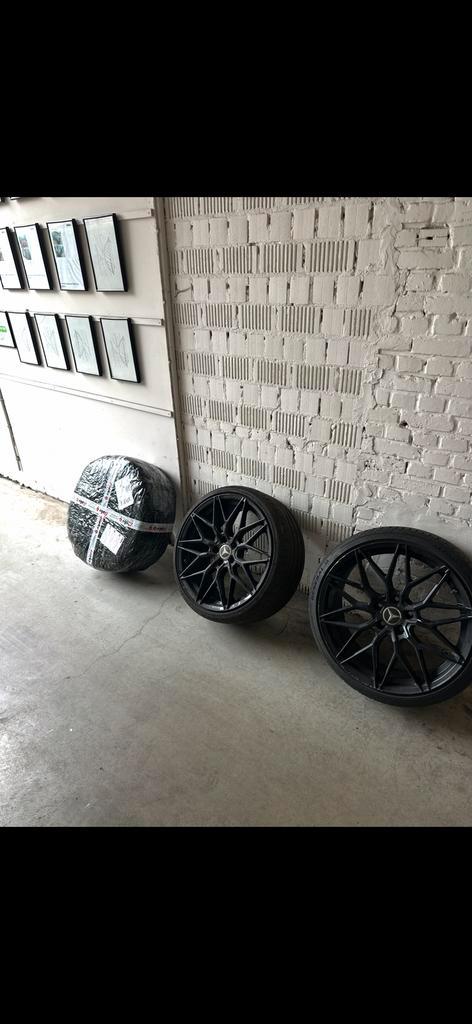 Qontinental sportcontact 7 banden en zwarte 19” dotz velgen, Auto-onderdelen, Banden en Velgen, Banden en Velgen, Zomerbanden