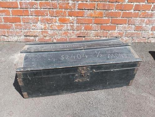 Koffer Belgisch wo1 2e jagers te voet op naam ABBL 1914, Verzamelen, Militaria | Algemeen, Ophalen