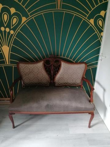 Canapé Art nouveau /Jugendstil, Enlèvement ou Envoi