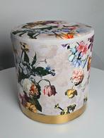 Pouf imprimé fleuri La Redoute, Ophalen, Zo goed als nieuw, Rond, Hout