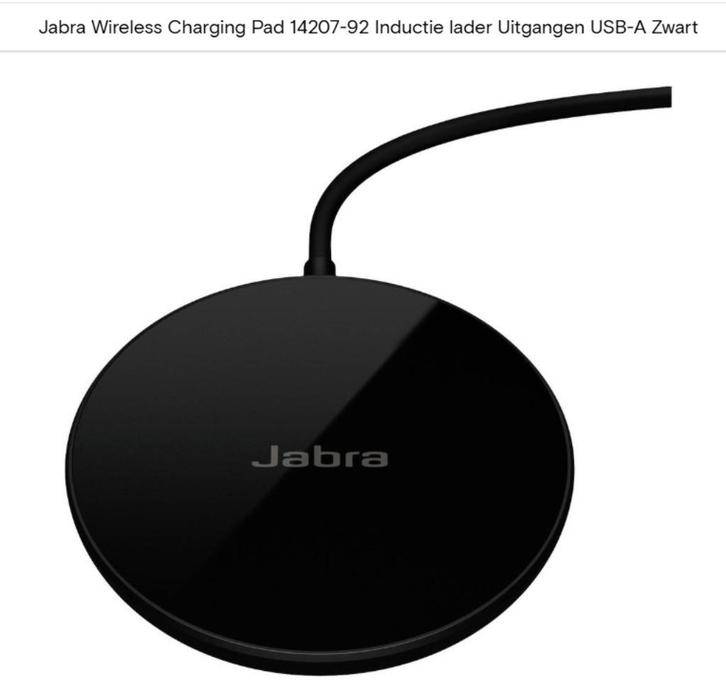 Draadloze Charging Pad voor Jabra ear buds, Audio, Tv en Foto, Hoofdtelefoons, Nieuw, Overige merken, Draadloos, Ophalen